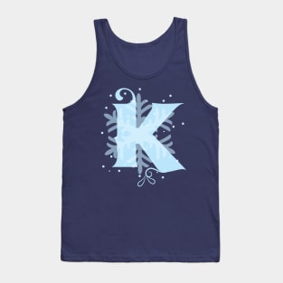 Winter Letter K Tank Top